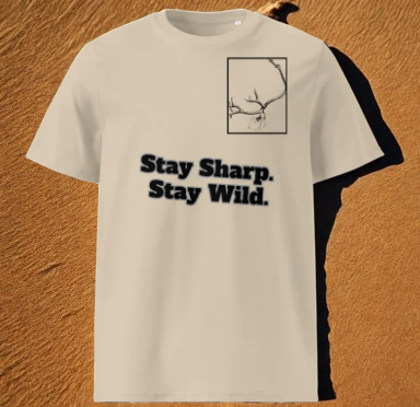 Stay Sharp. Stay Wild. Wilderness Tee